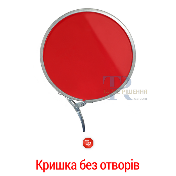 Бочка під воду, 200 - 212 л, нова, харчова, металева, знімна кришка та кільце, 1A2 OH, червона, доставка по Україні, від 100 шт