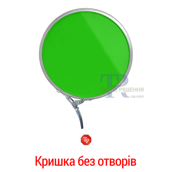 Бочка під воду, 200 - 212 л, нова, харчова, металева, знімна кришка та кільце, 1A2 OH, зелена, доставка по Україні, від 100 шт