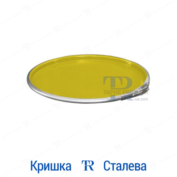 Бочка под брагу, 30 л, новая, пищевая, металлическая, съёмная крышка и кольцо, 1А2 ОН, жёлтая, доставка по Украине, от 400 шт