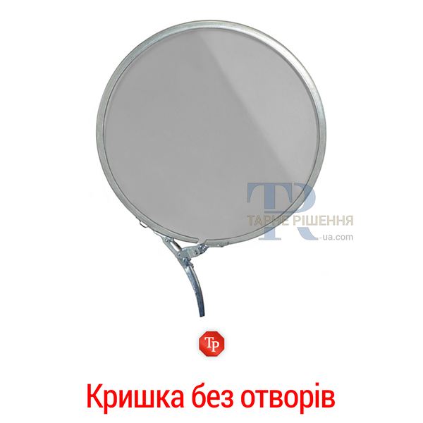 Бочка під воду, 200 - 210 л, нова, харчова, металева, знімна кришка та кільце, 1A2 ISO OH, сіра, доставка по Україні, від 100 шт