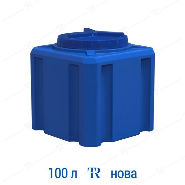 Ємність 100 л пластикова харчова | Квадратна