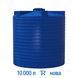 Ёмкость под воду 10000 л пластиковая пищевая | Вертикальная