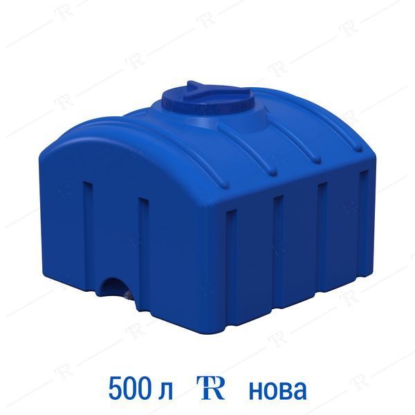 Ёмкость 500 л пластиковая пищевая | Прямоугольная