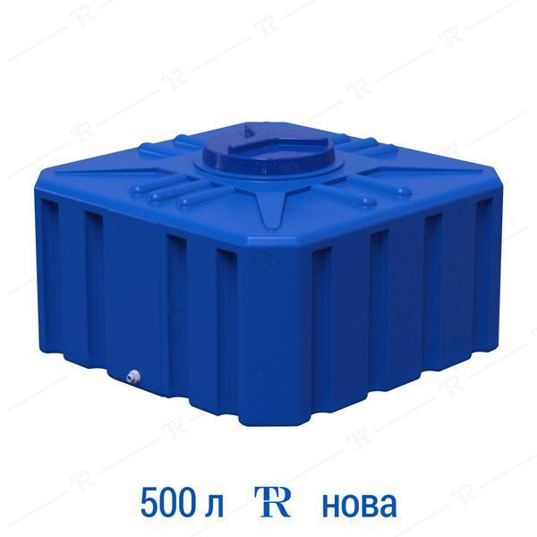Ёмкость 500 л пластиковая пищевая | Квадратная