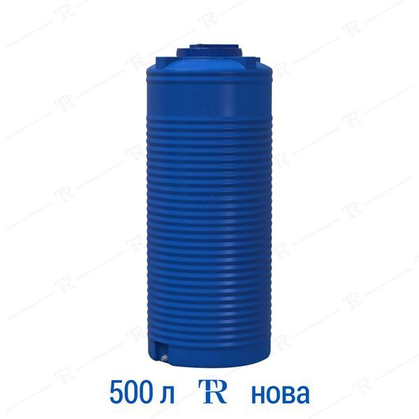 Ємність 500 л пластикова харчова | Вертикальна