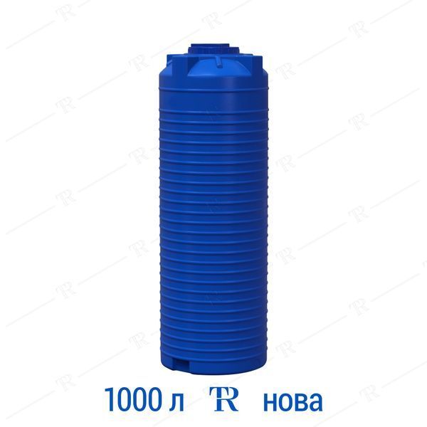 Ёмкость 1000 л пластиковая пищевая | Вертикальная