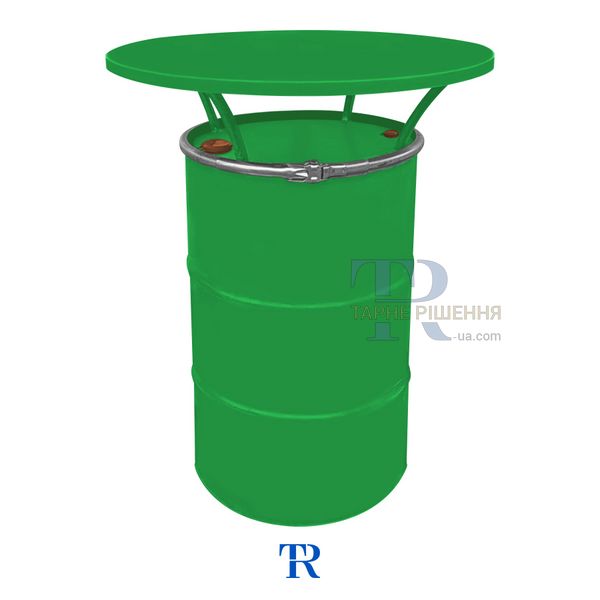 Столик уличный зелёный: стол-бочка 1А2 + столешница зелёная, Киев, TR Ukraine