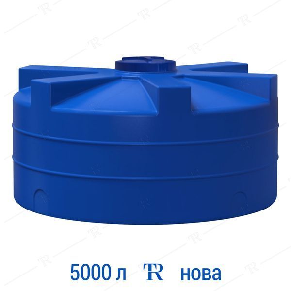 Ємність 5000 л пластикова харчова | Вертикальна