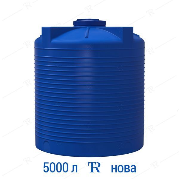 Ємність 5000 л пластикова харчова | Вертикальна