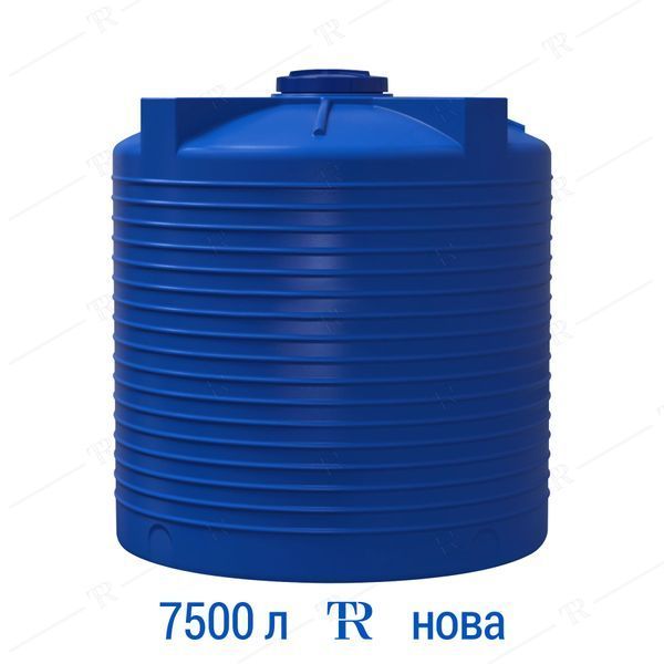 Ємність 7500 л пластикова харчова | Вертикальна