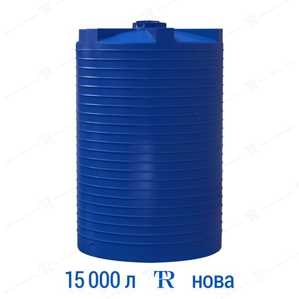 Ёмкость 15000 л пластиковая пищевая | Вертикальная