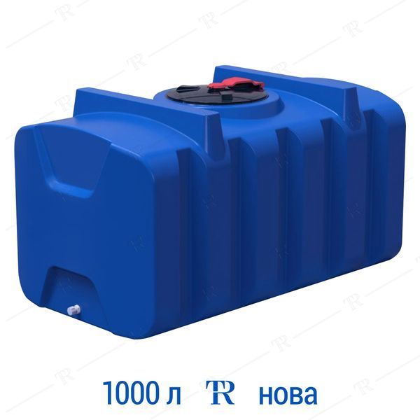 Ємність 1000 л пластикова харчова | Прямокутна